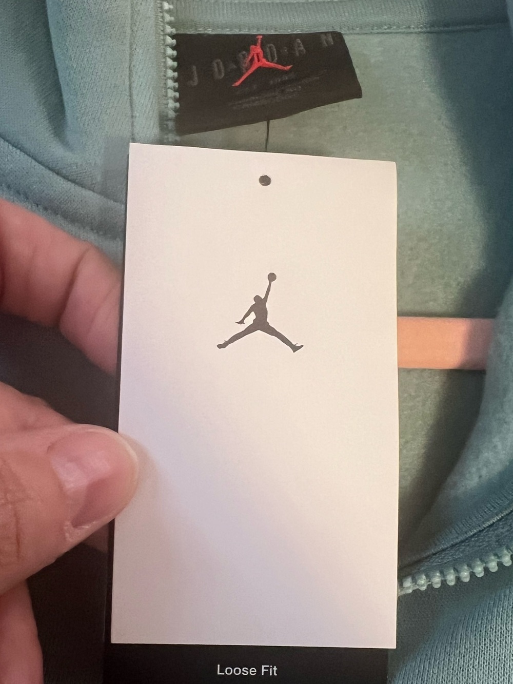 #683 NWT Jordan Brooklyn Fleece 1/4 Zip Cannon White Women’s Small - Picture 6 of 8